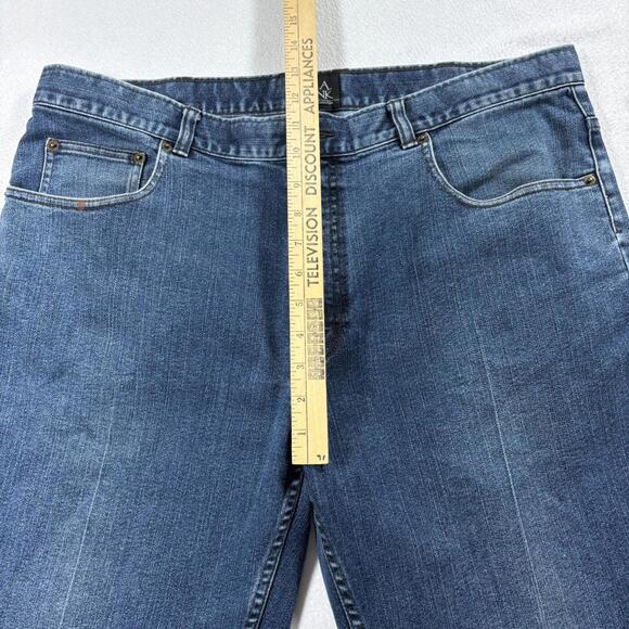 Jos A Bank Travelers Collection Jeans Mens 38x30 Tailored Fit Dark Wash Vintage - Picture 7 of 9